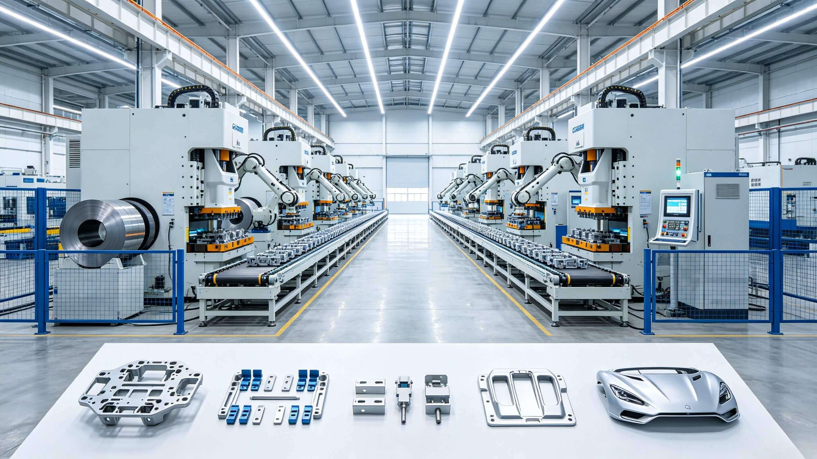 Smart-Stamping-Factory-Robotic-Automation-NEV-Lightweight-Parts